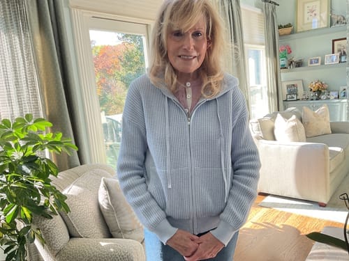 Customer photo review of Beach Lane Waffle Hoodie