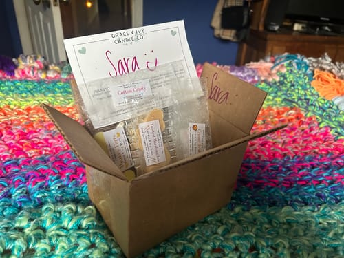 Customer photo review of Wax Melt Tart Scent Bags