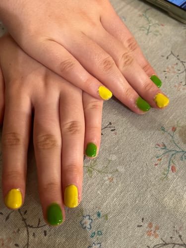 Customer photo review of Longwear Nail Polish - Lemonade