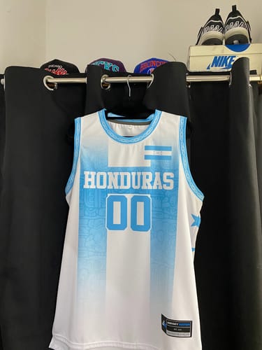 Customer photo review of Honduras Custom Basketball Jersey
