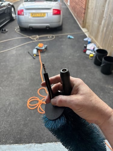 Customer photo review of Wheel Barrel Brush