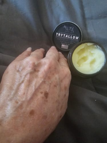 Customer photo review of TryTallow™️ Organic Wrinkle and Acne Fighting Tallow Balm