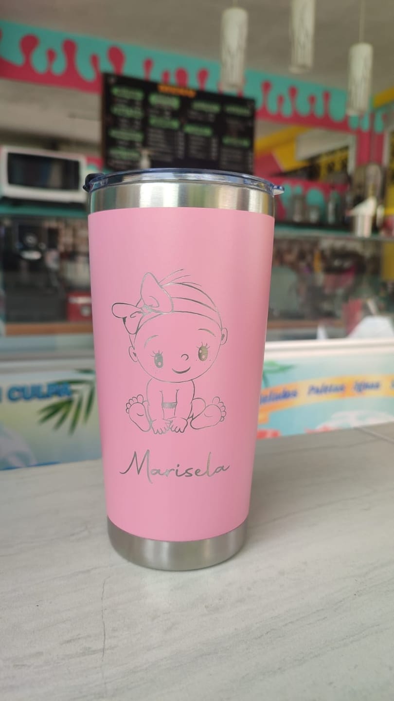 Customer photo review of Termo 20 oz - Personalizar