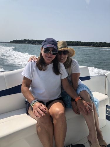 Customer photo review of Chloe Tee in Slub