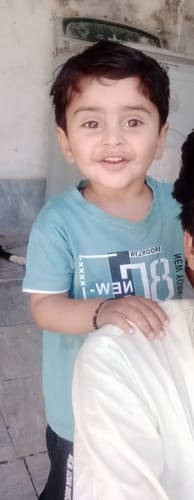 Customer photo review of Kids Soft Cotton Printed Aqua Suit