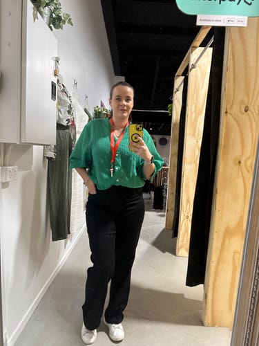 Customer photo review of Impact Relaxed Fit Jeans - Black