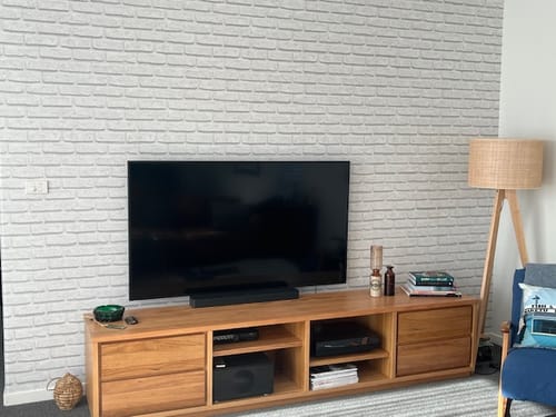 Customer photo review of Brick Wallpaper - Many Different Styles