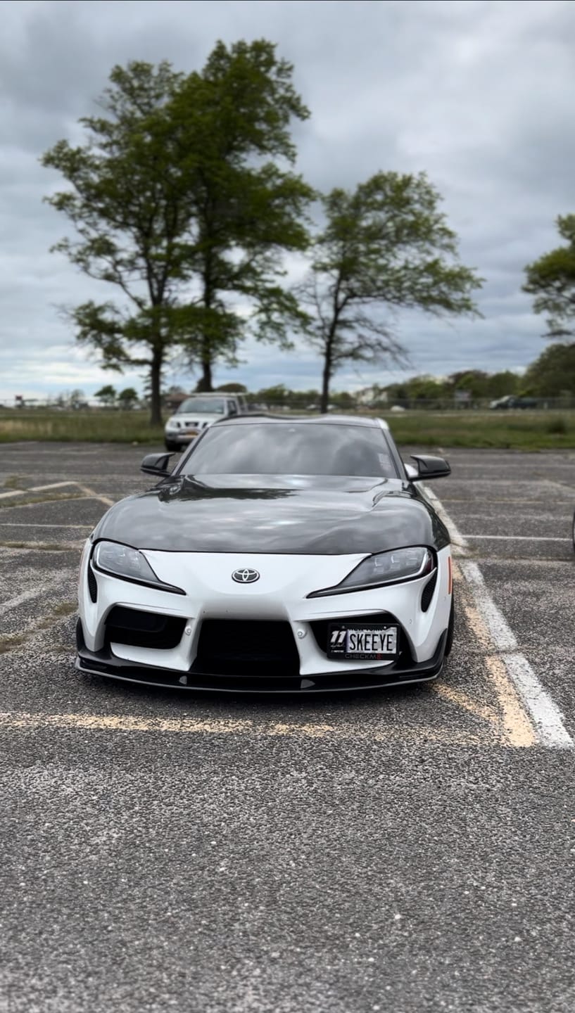Customer photo review of 2020-Up Toyota Supra A90 Artisan Spirit Front Splitter Lip