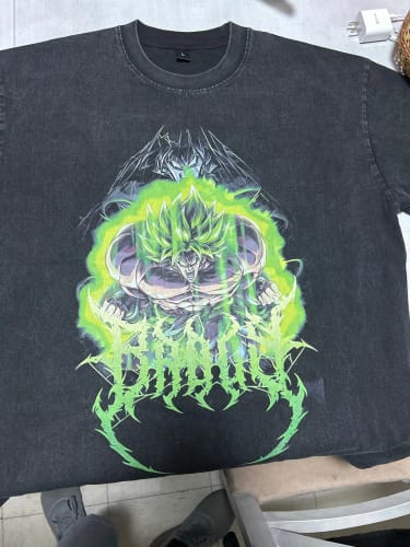 Customer photo review of Broly Oversized Vintage T-shirt V1