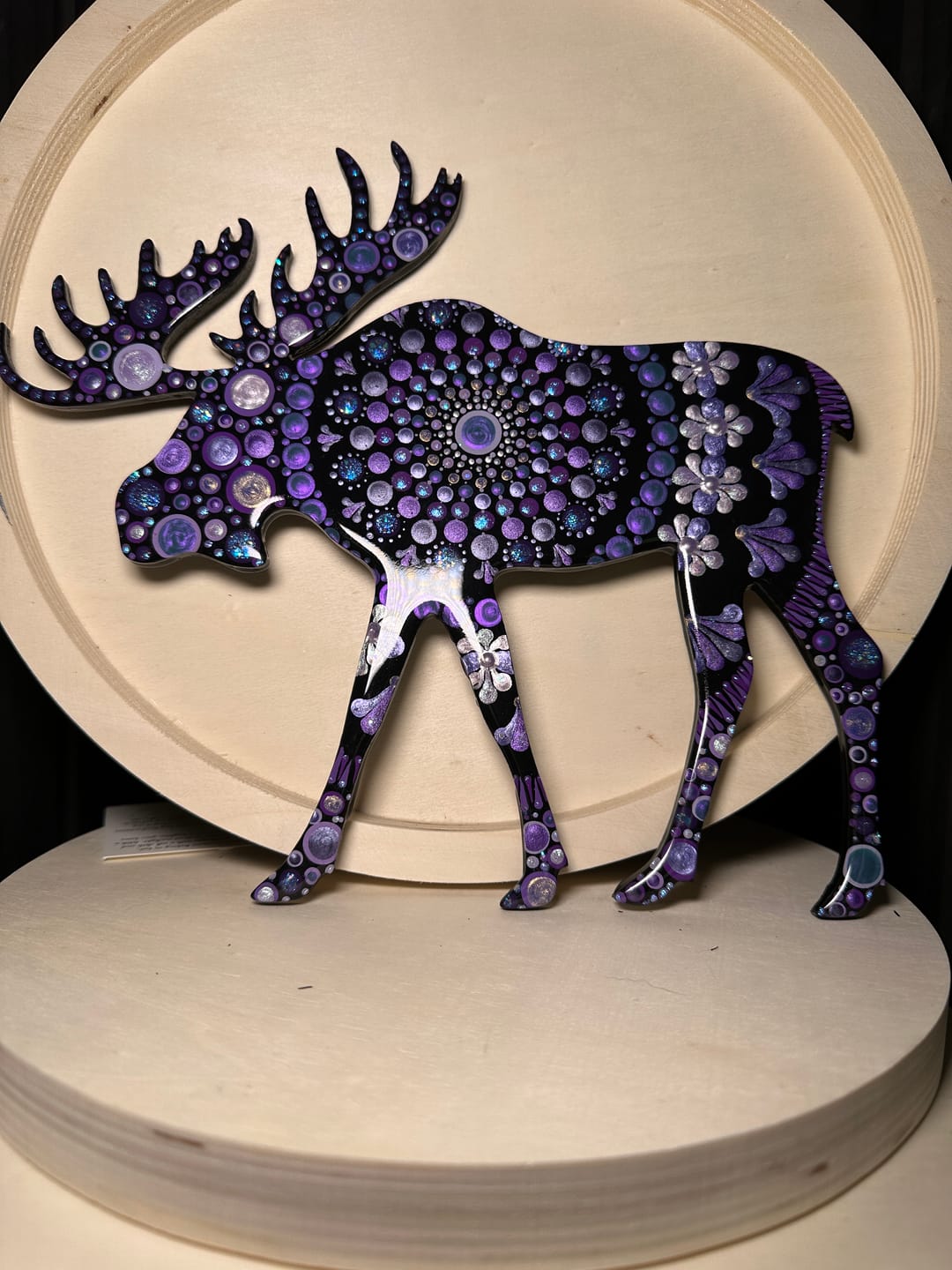 Customer photo review of Unfinished Wood Moose Shape - Animal - Craft - up to 24" DIY