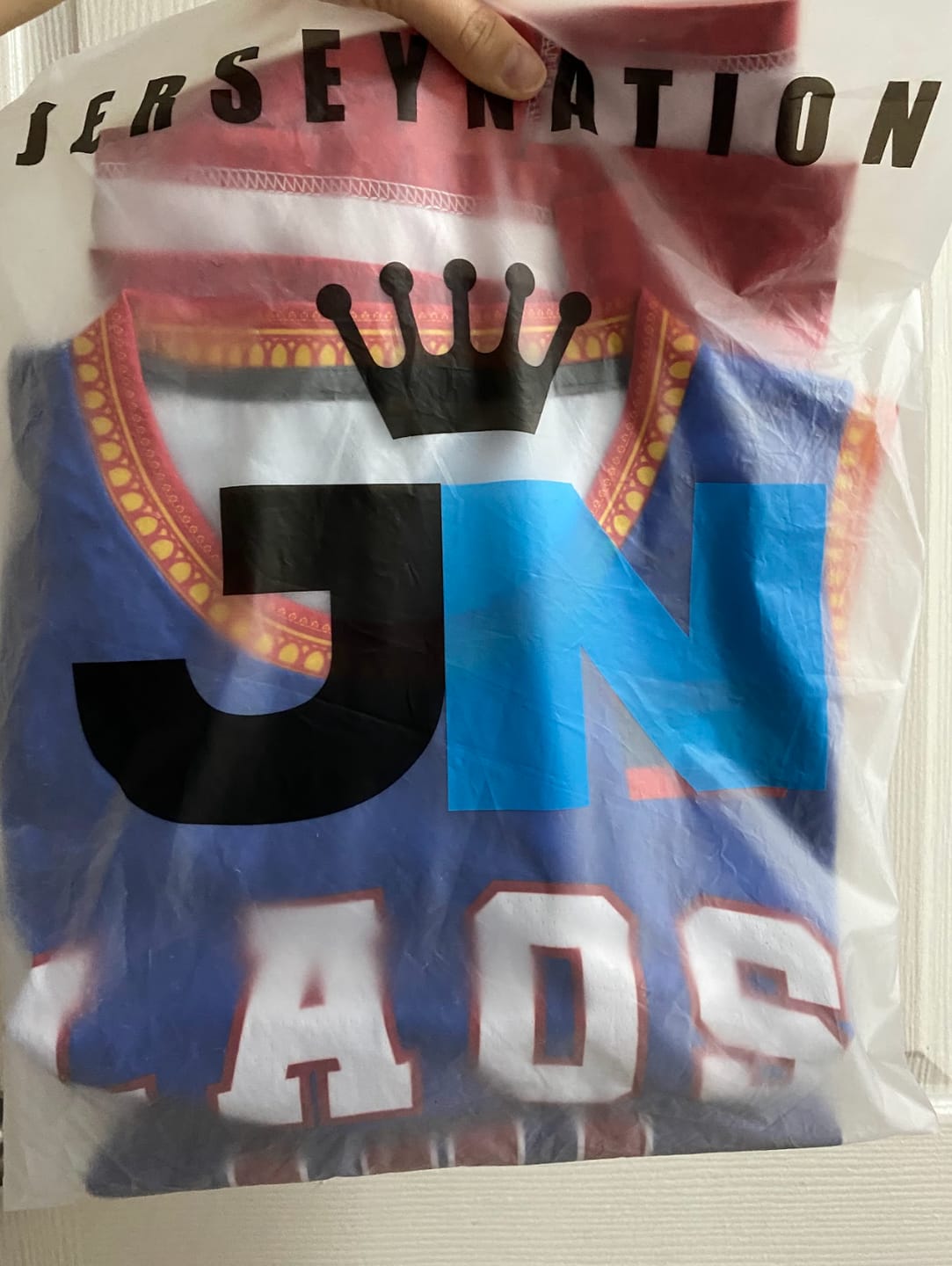 Customer photo review of Laos Custom Basketball Jersey