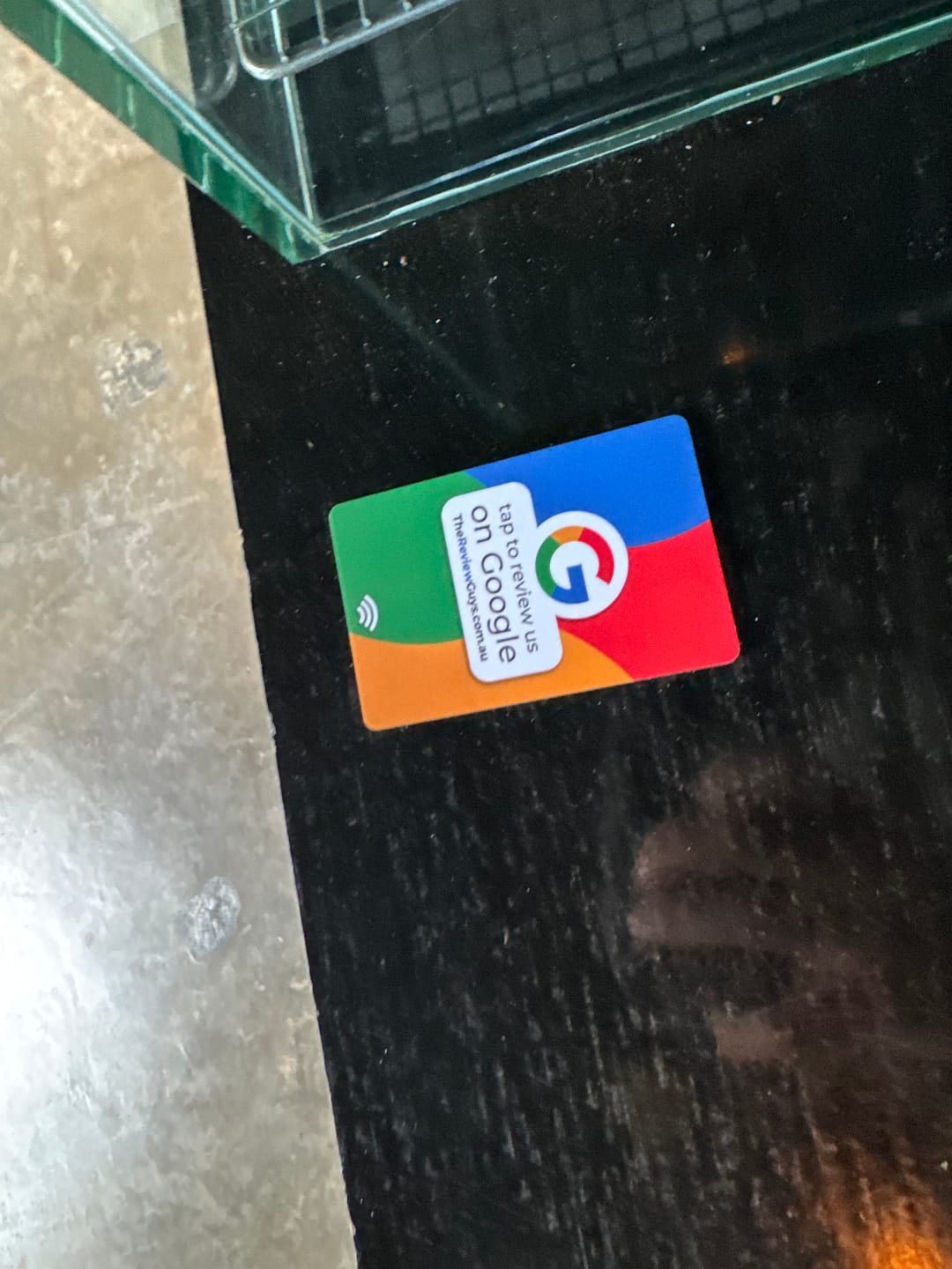 Customer photo review of Google Review NFC Card + QR Code