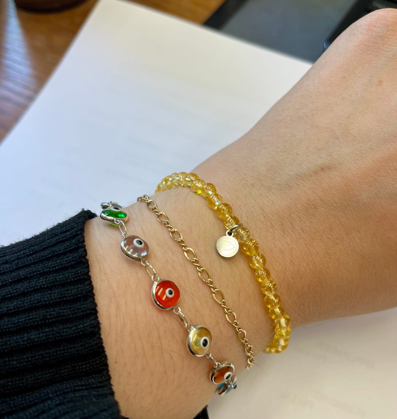 Customer photo review of Citrine Bracelet