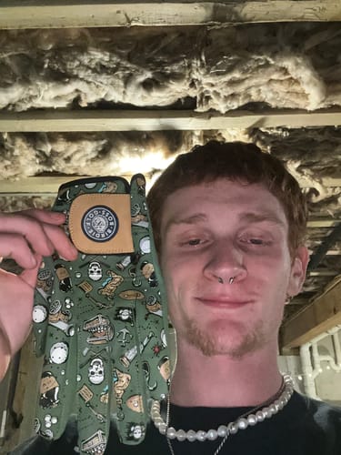 Customer photo review of Plundering Pirate Glove Green