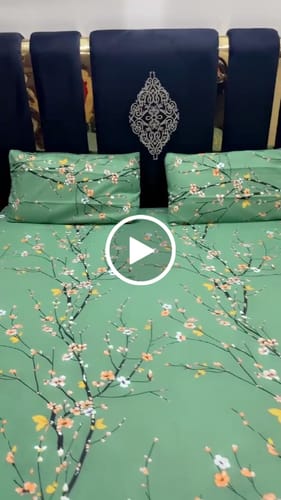 Customer video review of Floral Teal-Bed Sheet Set