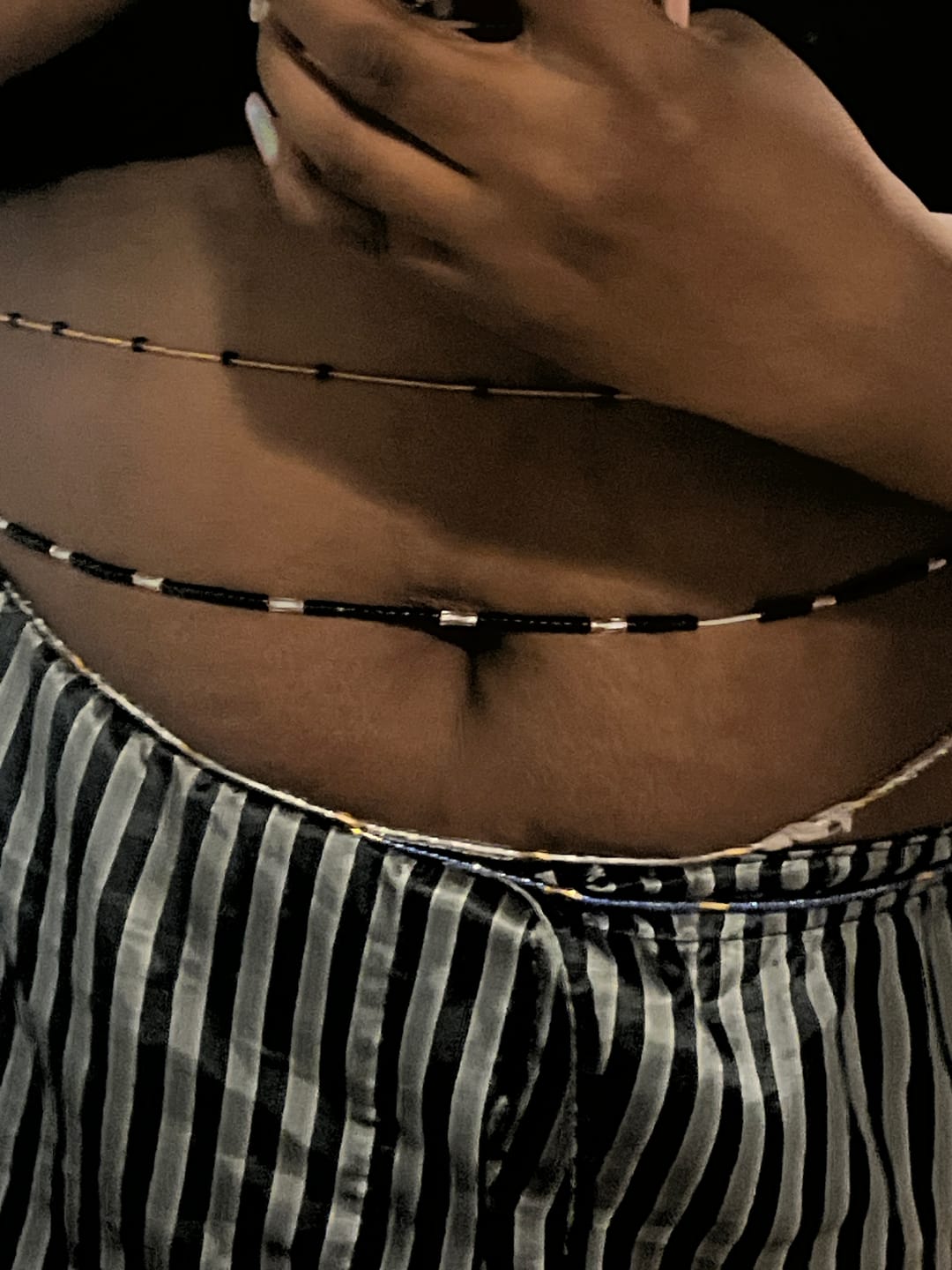 Customer photo review of *Selling fast* Fearless African Lux Waist Beads