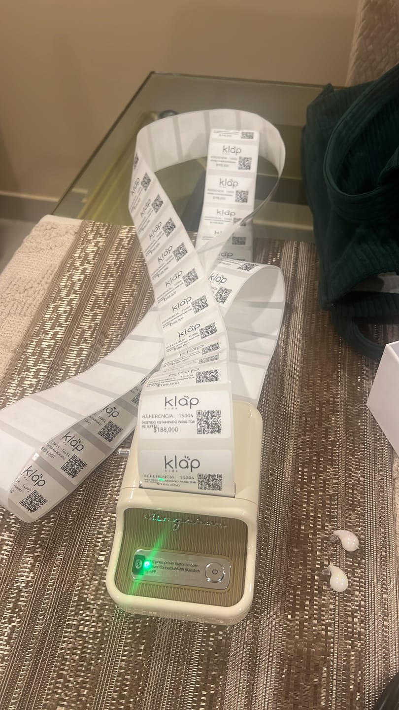 Customer photo review of B21 2 Inch Label Maker Machine with Tape - Efficient Labeling Solution