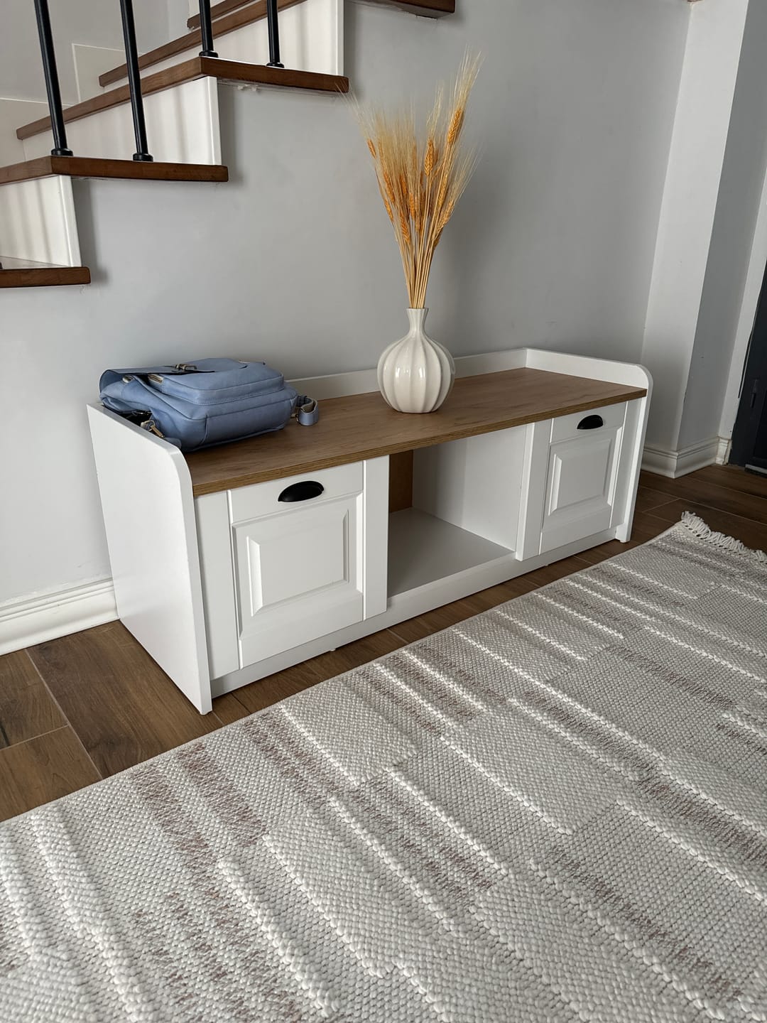 Customer photo review of Rani P2 Modern Ayakkabılık Ayakkabı Dolabı  Renk: Beyaz - S. Ceviz M1