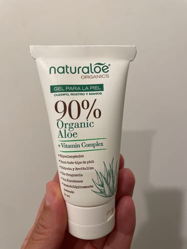 Customer photo review of Set Naturaloe Crema día antiage + Serum antiage + Gel puro Aloe