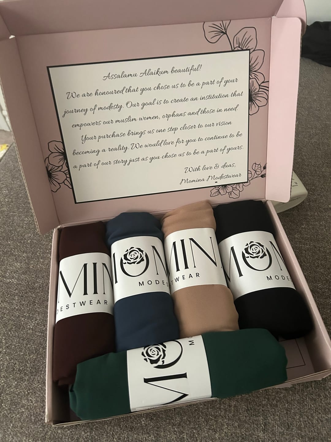 Customer photo review of Classic Maxi Chiffon Hijab - Dark Chocolate
