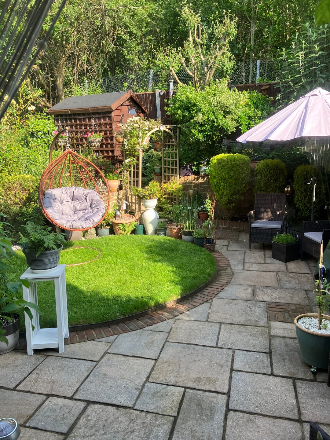 Customer photo review of Rattan Seat Pad Multipack