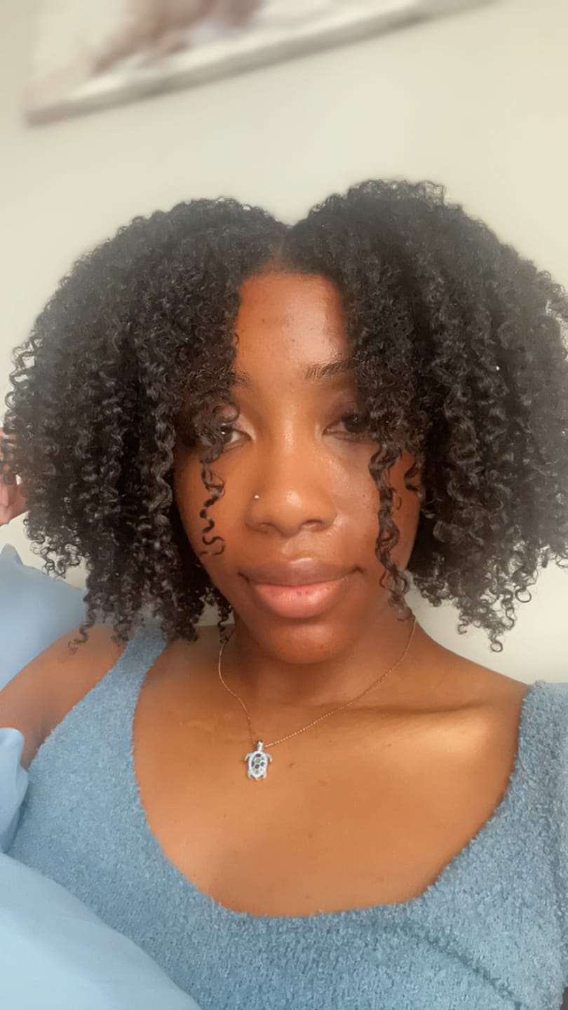 Customer photo review of INDULGE Moisturizing Deep Conditioning Treatment