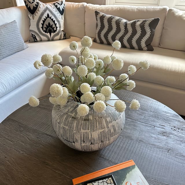 Customer photo review of Faux Kiku Flower - White (10 Stems / 50 heads)
