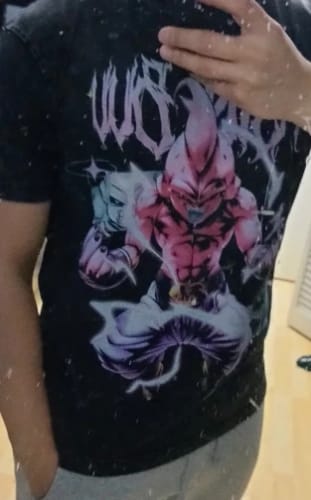 Customer photo review of Majin Oversized Vintage T-shirt V1