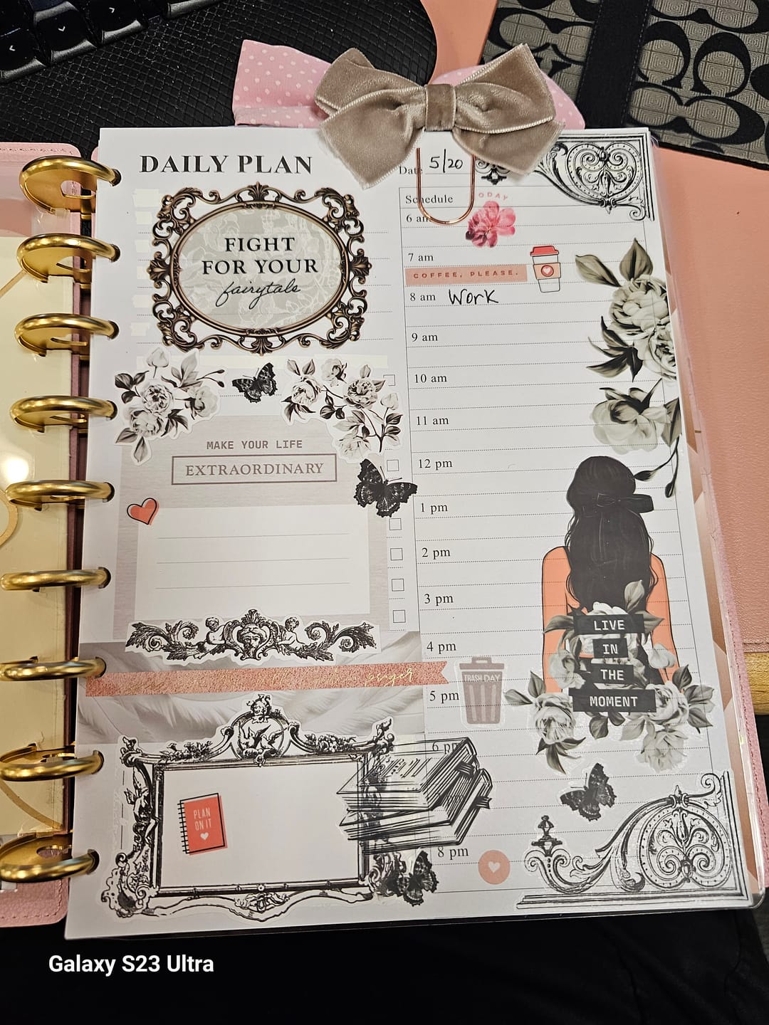 Customer photo review of Live In The Moment Sticker Book