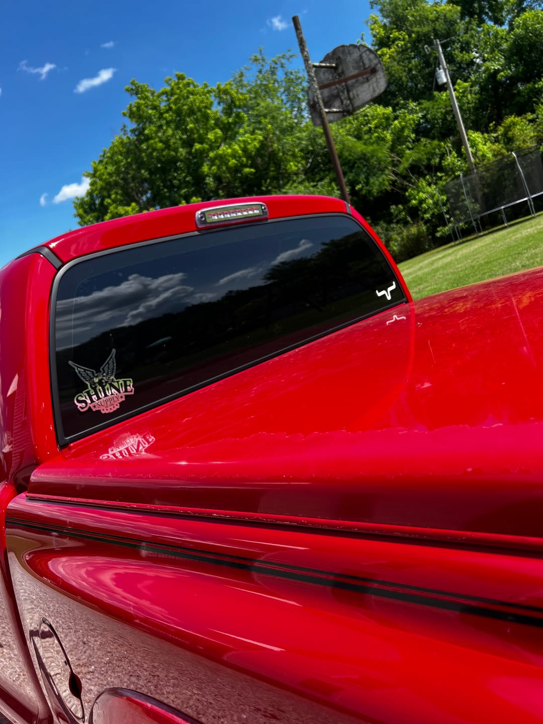 Customer photo review of Shine Supply Decal - Chrome 6"