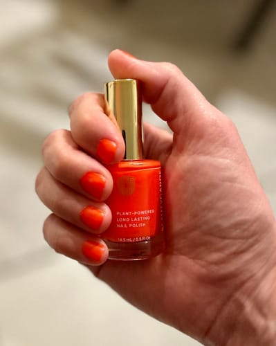 Customer photo review of Longwear Nail Polish - Orangesicle