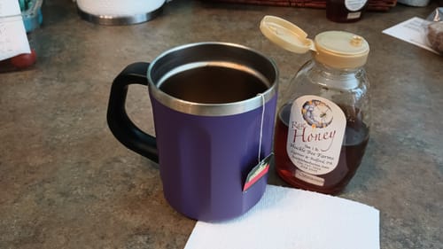 Customer photo review of Cinnamon Infused Honey
