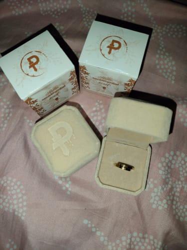 Customer photo review of Printave™ Personalized 2 Layers Ring