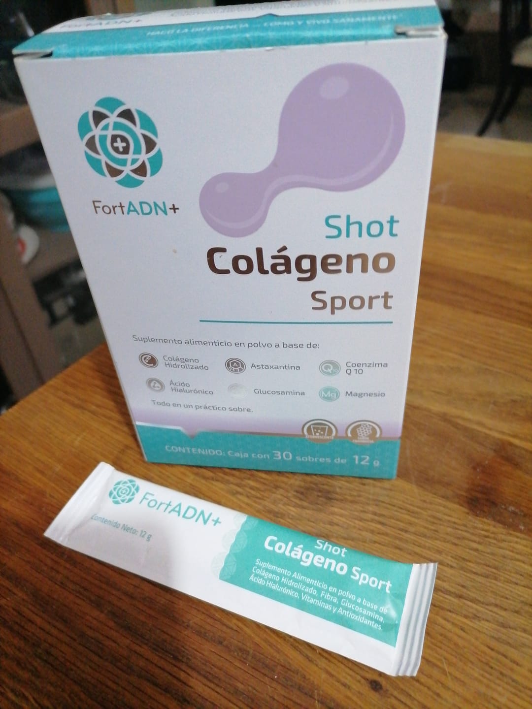 Customer photo review of Shot Colágeno Sport Fort ADN