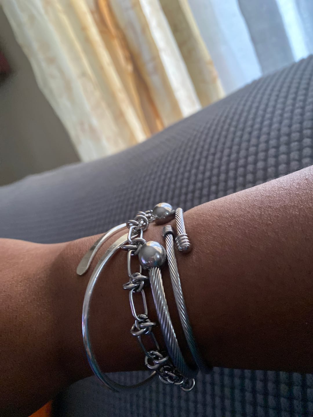 Customer photo review of Carissa Bracelet Stack