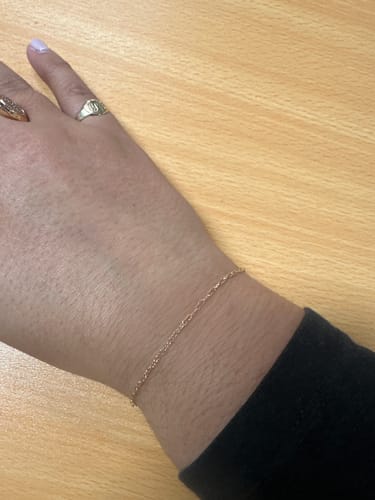 Customer photo review of Sparked Chain - Crinkle Linked Chain
