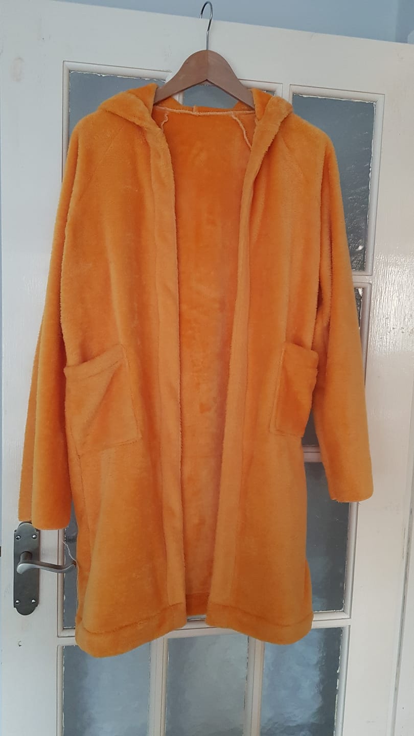 Customer photo review of Plain Cuddle Fleece Fabric