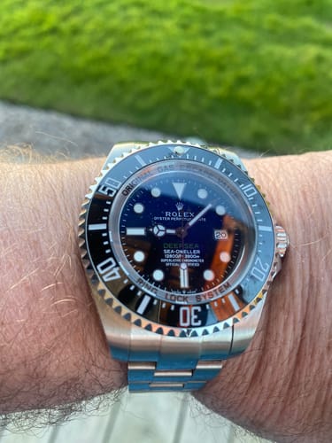 Customer photo review of Replica Rolex Deepsea - Silver/Dark Blue