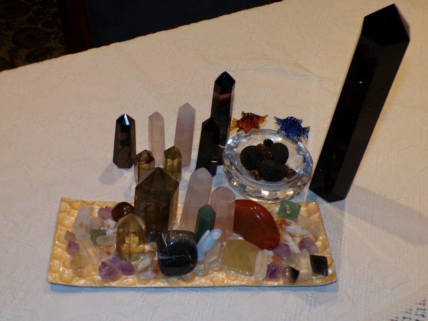 Customer photo review of Tektite Specimen - The Only Crystal on the Planet that can Absorb Dark Energy