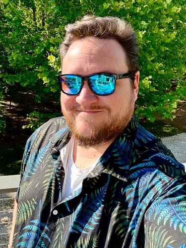 Customer photo review of Episodic Ferns Button Up Shirt