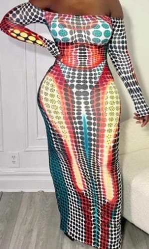 Customer photo review of Erika Maxi Dress