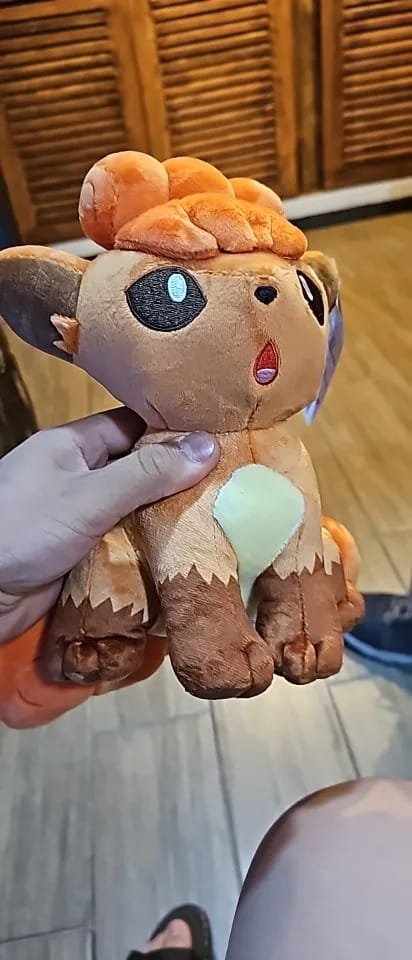 Customer photo review of Vulpix Plush 2024