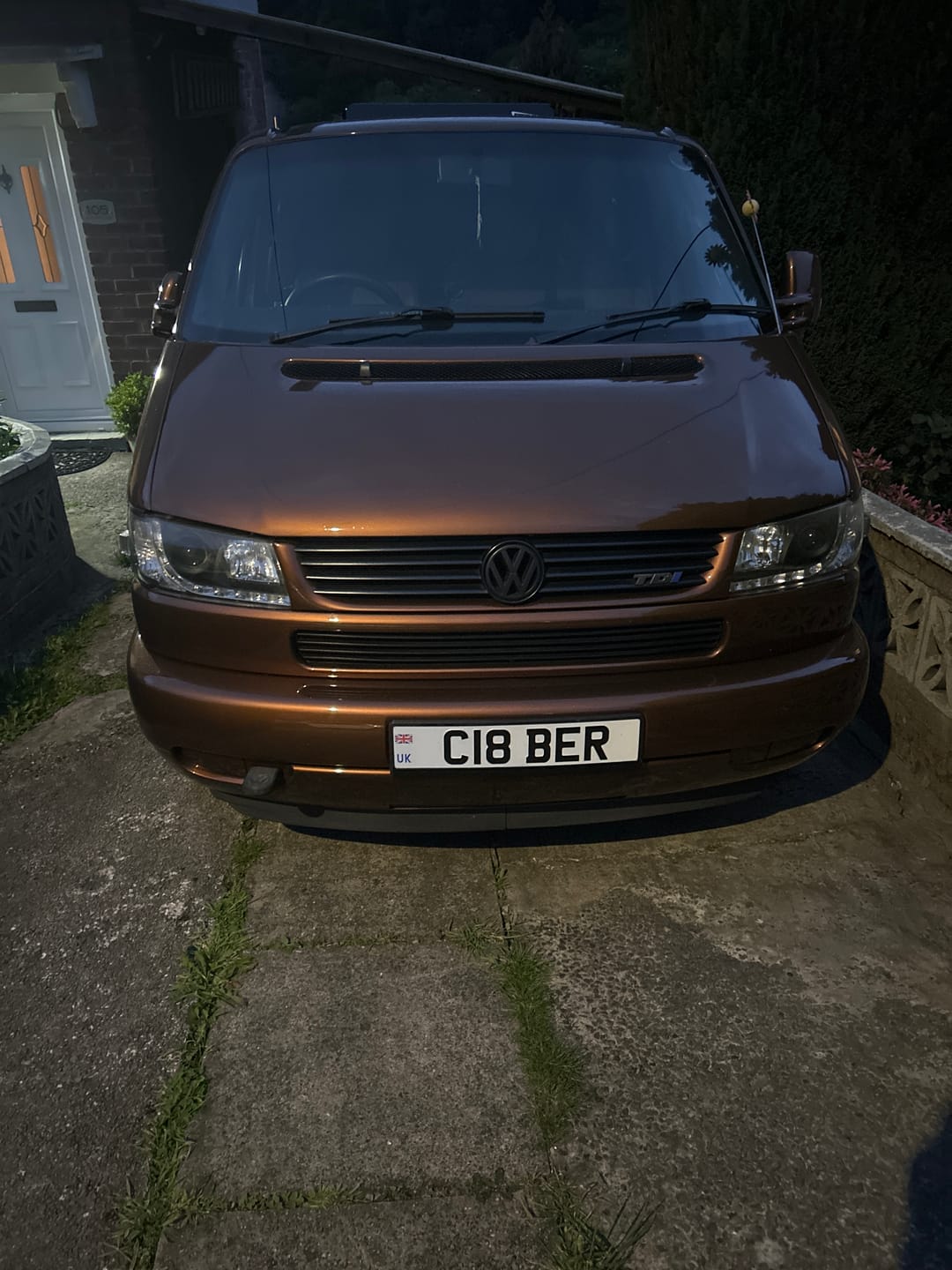 Customer photo review of Metal Pressed Number Plate - 520mm x 111mm UK Badge