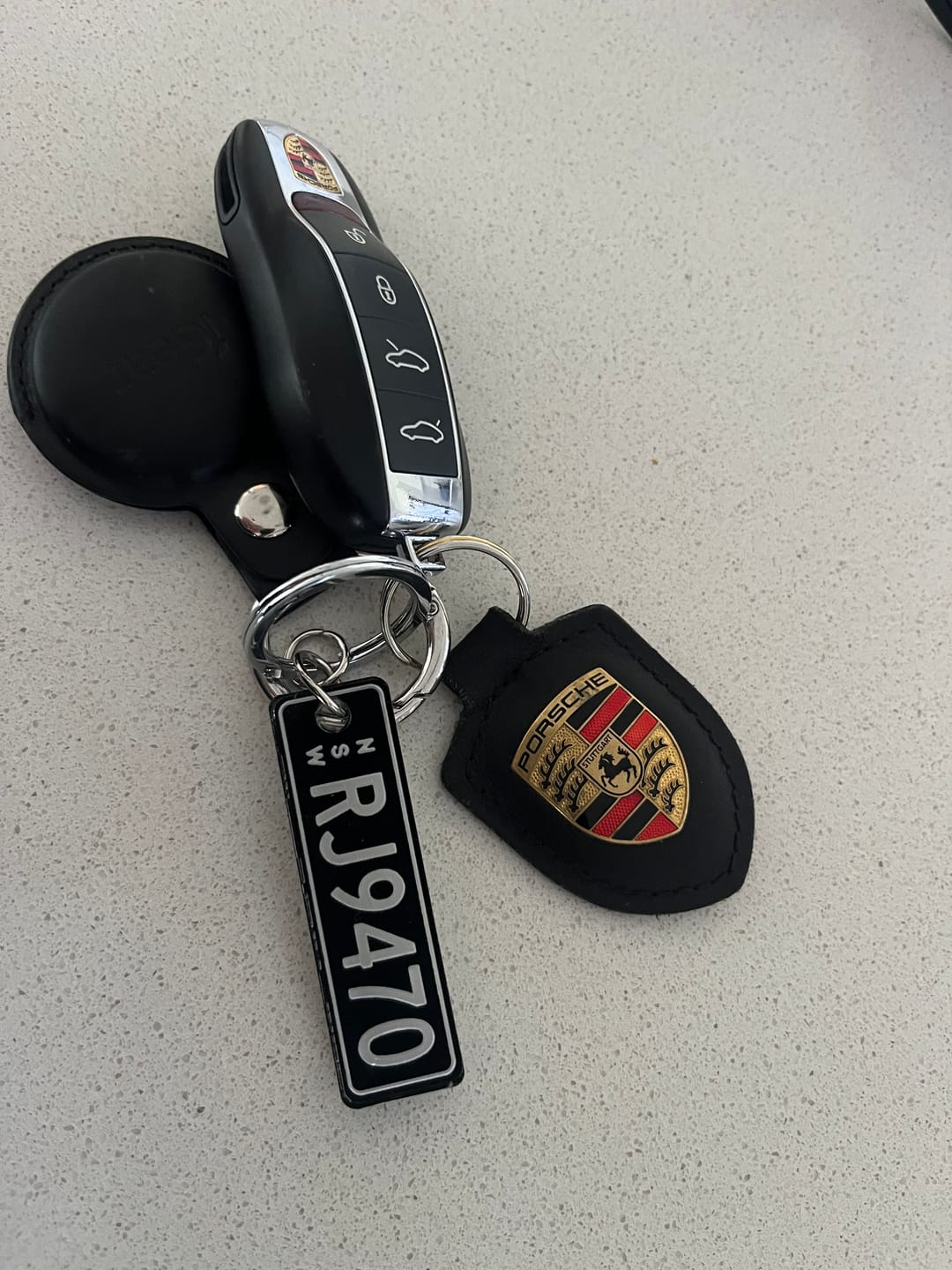 Customer photo review of NSW Premium Range Licence Plate Custom Keychain