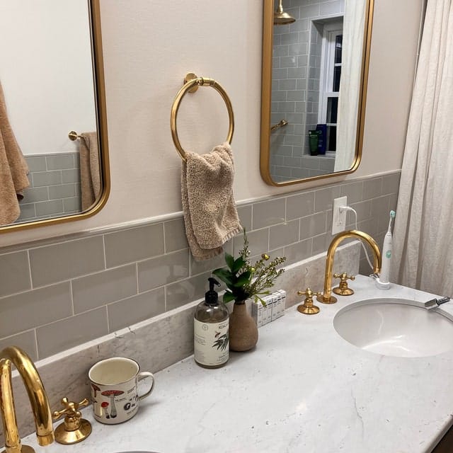 Customer photo review of TRIAZADESIGNS HANDCRAFTED BRASS FAUCET