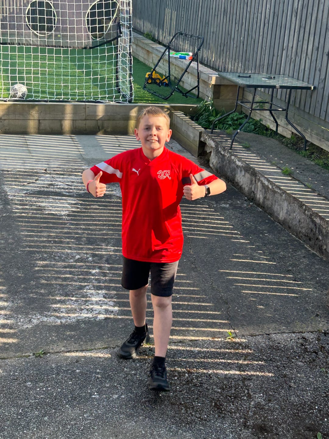 Customer photo review of Kid's Football Shirt Mystery Box