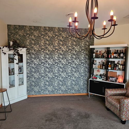 Customer photo review of Teshio Wallpaper - 4 Colours - Charcoal