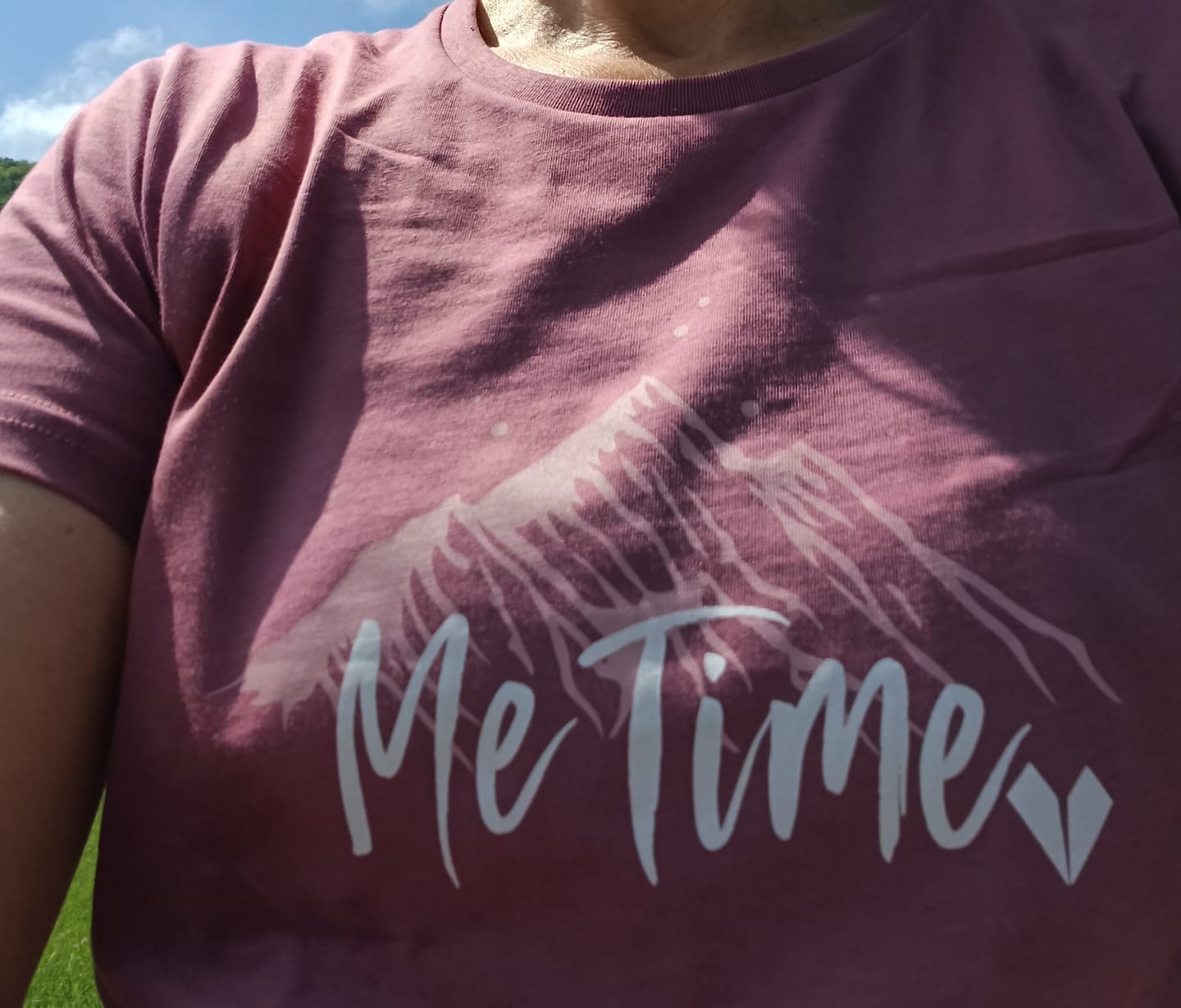 Customer photo review of Me Time - Damen Premium Organic Shirt