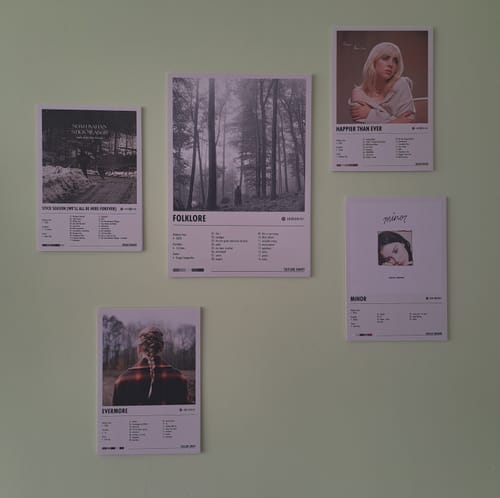 Customer photo review of Custom Album Cover Poster | Design 1