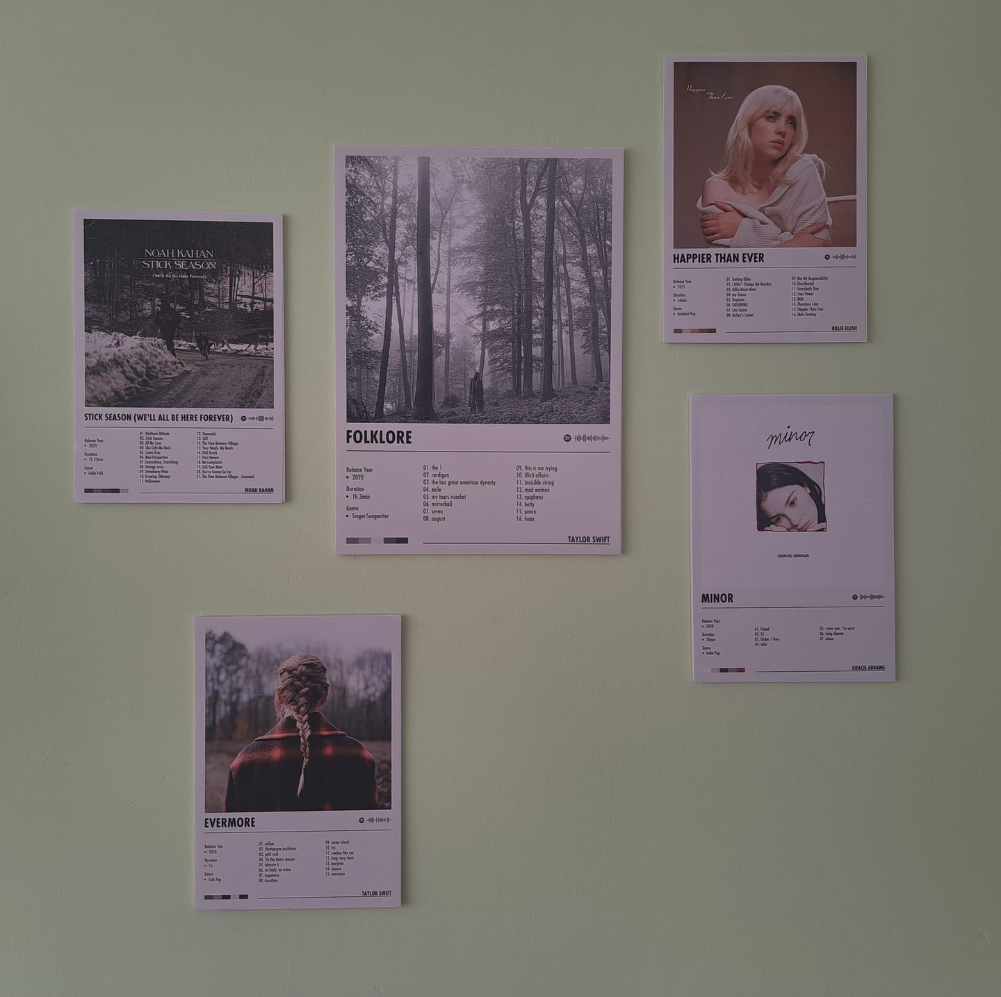 Customer photo review of Custom Album Cover Poster | Design 1